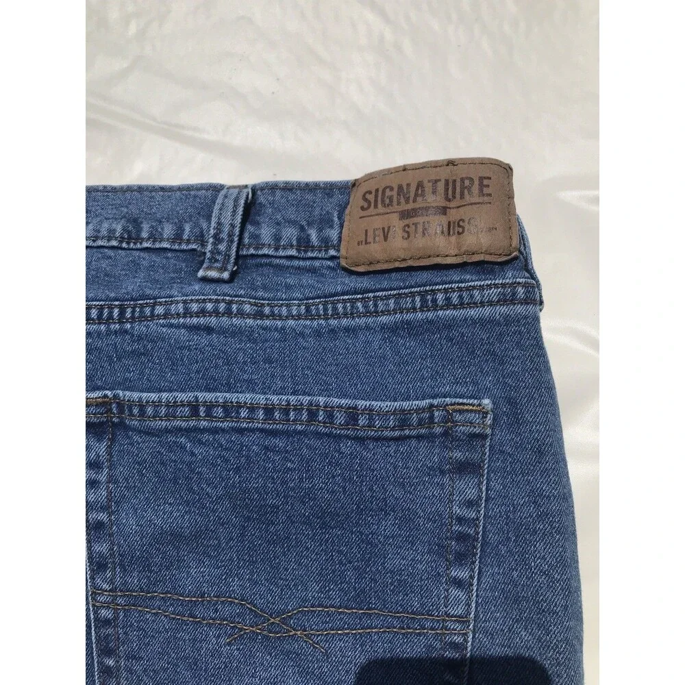 Levi's Mens Jeans 48x30 Blue Denim Straight Leg Classic Fit Big & Tall